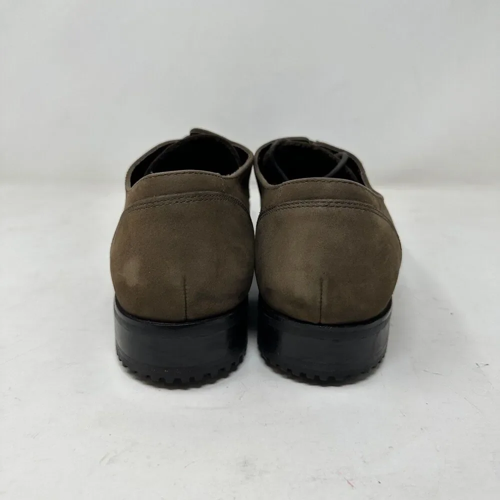 Cole Haan Mens Size 11 M NikeAir Brown Suede Leather Dress Shoe C11050